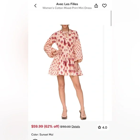 Avec Les Filles Dress - Picture 1 of 3